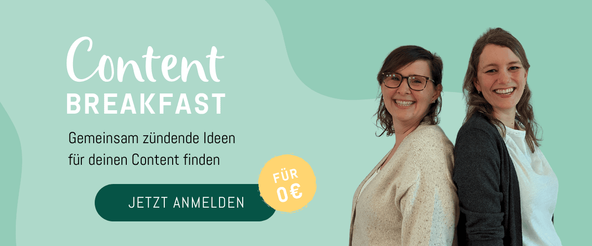 Einladung zum Content Breakfast: Jetzt anmelden für 0 Euro
