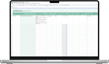 Blog organisieren leicht gemacht: Vorschau auf unseren kostenlosen Organizer